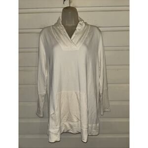 Soft Surroundings Viscose Blend Long Sleeve Pullover Top Size M